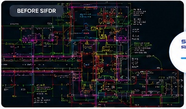 Realistic source drawing before SIFDR